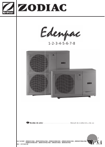 Manual de uso Zodiac Edenpac 8 Bomba de calor