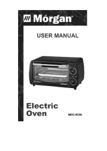 Manual Morgan MEO-HC09 Oven
