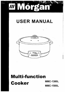 Manual Morgan MMC-1500L Multi Cooker