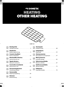 Manual de uso Dometic CMP-H1 Almohadilla térmica