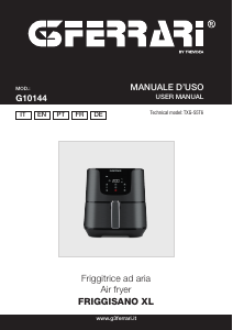 Manual G3 Ferrari G10144 Friggisano XL Deep Fryer