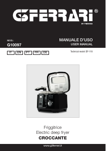 Manuale G3 Ferrari G10097 Croccante Friggitrice