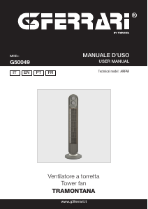 Manual G3 Ferrari G50049 Tramontana Ventilador