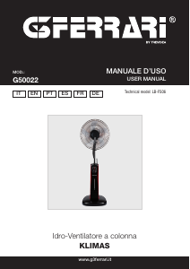 Mode d’emploi G3 Ferrari G50022 Klimas Ventilateur