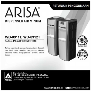 Panduan Arisa WD-0912T Dispenser Air