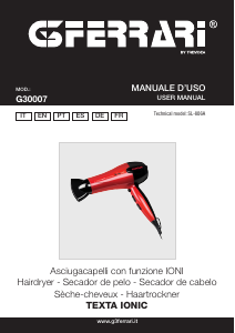 Handleiding G3 Ferrari G30007 Texta Ionic Haardroger