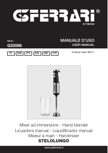 Manual G3 Ferrari G20088 Stelolungo Hand Blender