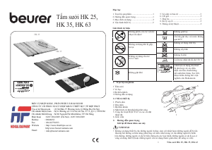 Hướng dẫn sử dụng Beurer HK 35 Tấm sưởi