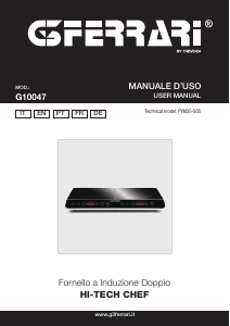 Manual G3 Ferrari G10047 Hi-Tech Chef Placa
