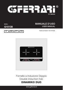 Manual G3 Ferrari G10138 Dinamiko Duo Hob