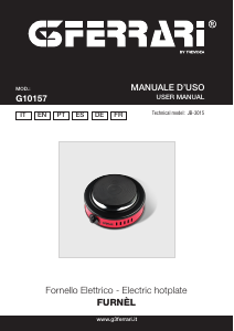Manual G3 Ferrari G10157 Furnel Placa