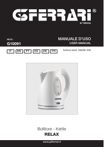 Manual G3 Ferrari G10091 Relax Kettle