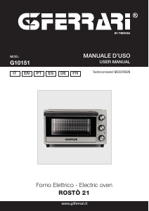 Manual G3 Ferrari G10151 Rosto Oven