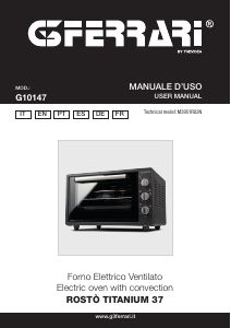 Manual G3 Ferrari G10147 Rosto Titanium Oven
