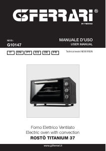 Handleiding G3 Ferrari G10147 Rosto Titanium Oven