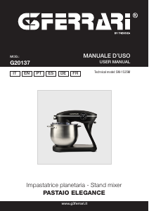 Handleiding G3 Ferrari G20137 Pastaio Elegance Standmixer