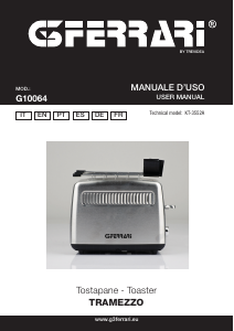 Bedienungsanleitung G3 Ferrari G10064 Tramezzo Toaster