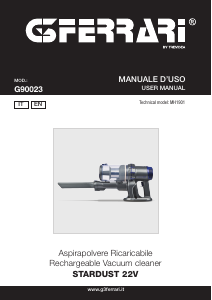 Handleiding G3 Ferrari G90023 Stardust 22V Stofzuiger