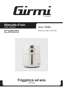 Mode d’emploi Girmi FG9401 Friteuse