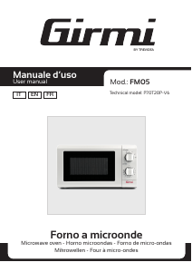 Manual Girmi FM0501 Microwave