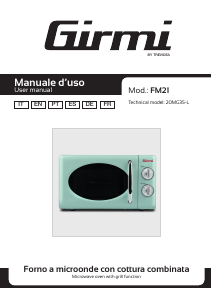 Bedienungsanleitung Girmi FM2101 Mikrowelle