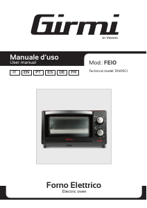 Manual Girmi FE1000 Forno