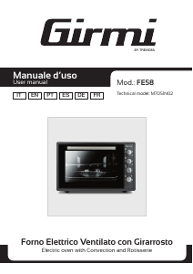 Manual Girmi FE5800 Forno