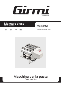 Manual Girmi IM9100 Pasta Machine