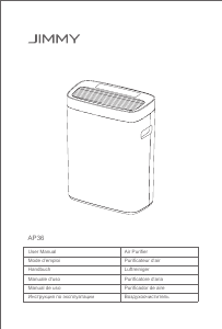 Mode d’emploi Jimmy AP36 Purificateur d'air