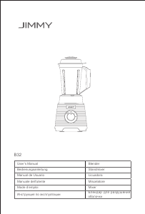 Руководство Jimmy B32 Блендер