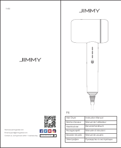 Mode d’emploi Jimmy F6 Sèche-cheveux