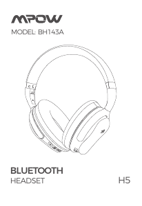Bedienungsanleitung MPOW BH143A H5 Kopfhörer