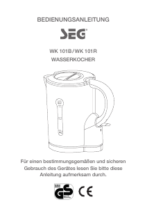 Handleiding SEG WK 101R Waterkoker