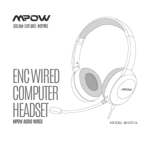 Manual de uso MPOW BH331A Headset