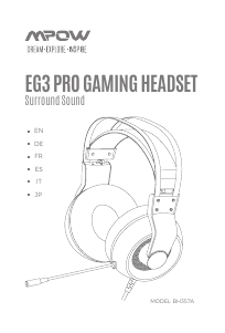 説明書 MPOW BH357A EG3 ヘッドセット