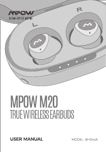 Manual MPOW BH344A M20 Headphone