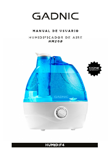 Manual de uso Gadnic HUMIDIF4 Purificador de aire