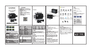 Manual de uso Gadnic MCDEP008 Action cam