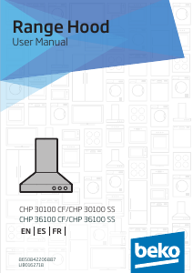 Handleiding BEKO CHP 36100 CF Afzuigkap