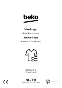 Handleiding BEKO B3T6823WS2 Wasdroger