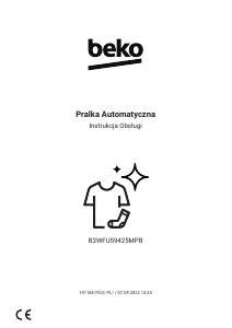 Instrukcja BEKO B3WFU59425MPB Pralka