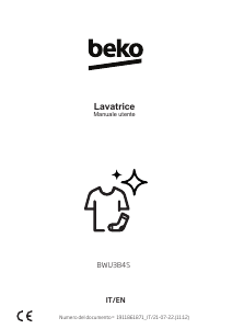 Manuale BEKO BWU384S Lavatrice