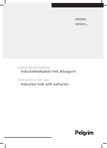 Handleiding Pelgrim IKR3093ANT Kookplaat