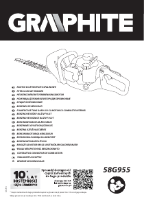 Εγχειρίδιο Graphite 58G955 Εργαλείο κουρέματος φράχτη