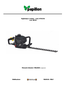 Manuale Papillon HT 26 Tagliasiepi