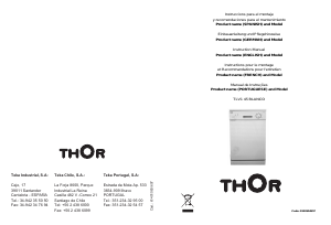 Manual Thor TLV1 45 BLANCO Máquina de lavar louça