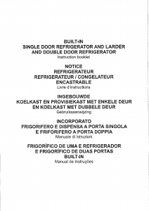 Mode d’emploi Continental Edison CERBC204E Réfrigérateur combiné