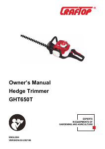 Manual CrafTop GHT650T Hedgecutter
