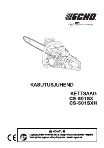 Kasutusjuhend Echo CS-501SXH Kettsaag