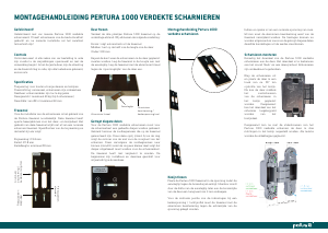 Handleiding Pertura 1000 Scharnier